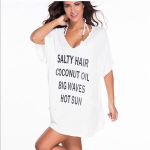 BEACH COVER UP SALTY HAIR